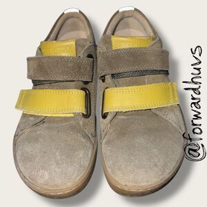 Birkenstock Suede with Yellow Arran Sneakers Youth Size (33) 2 - 2.5